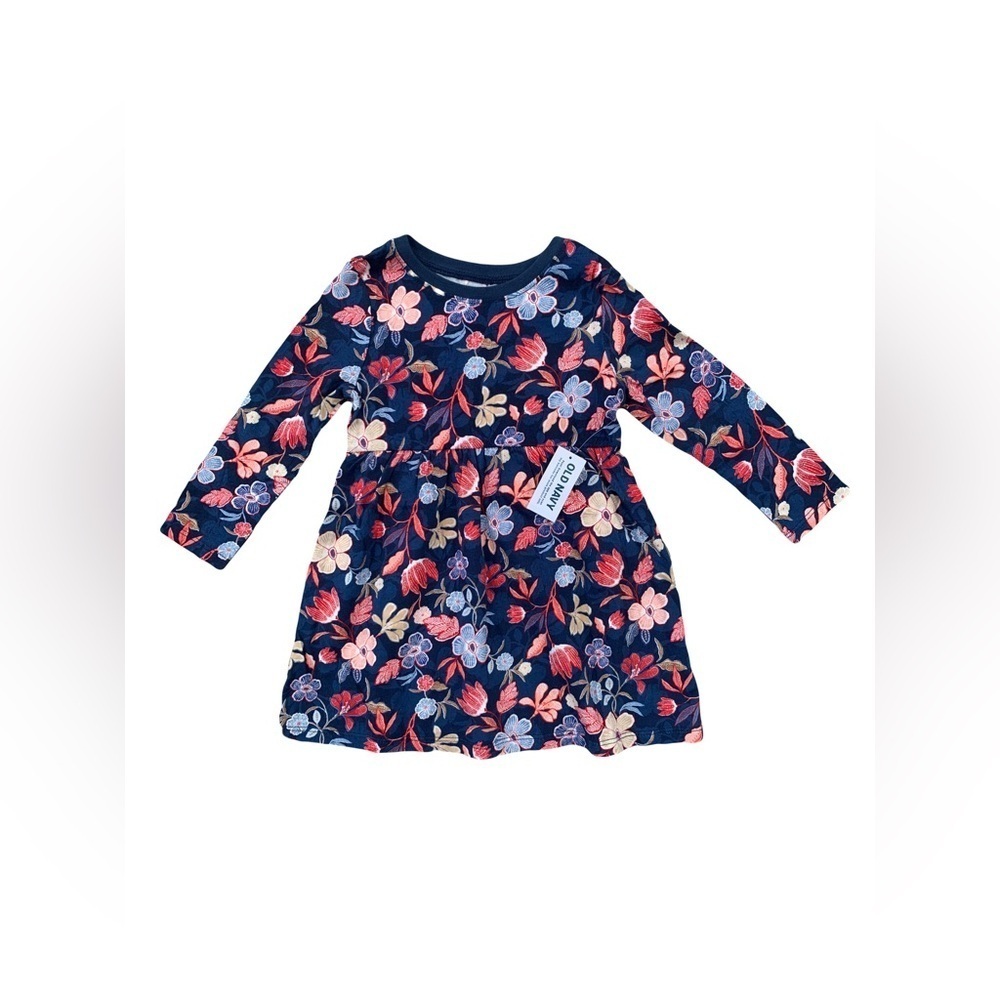Old Navy NWT Size 18-24 Months Navy Floral Dress